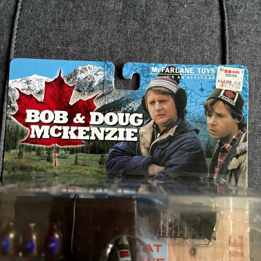 Bob & Doug McKenzie Figures Strange Brew Spawn Todd McFarlane Toys Vintage 2000
